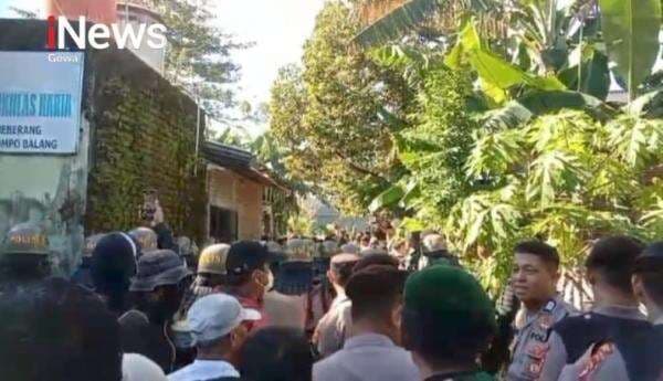 Ricuh Saat Pengadilan Lakukan Konstatering Tanah di Gowa, Warga Tolak Pengukuran