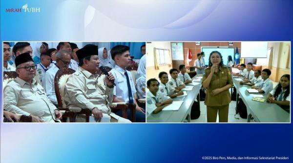 Prabowo Sebut Digitalisasi Pembelajaran Indonesia yang Terbesar di Dunia