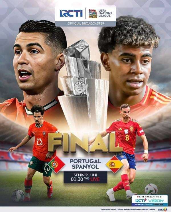 Final UEFA Nations League 2025: Portugal vs Spanyol, Duel Sengit di Allianz Arena