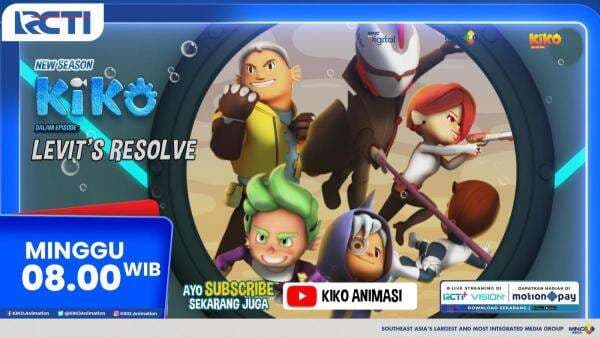 KIKO Season 4 Episode Baru Levit's Resolve, Minggu 30 November 2025, Pukul 08.00 WIB
