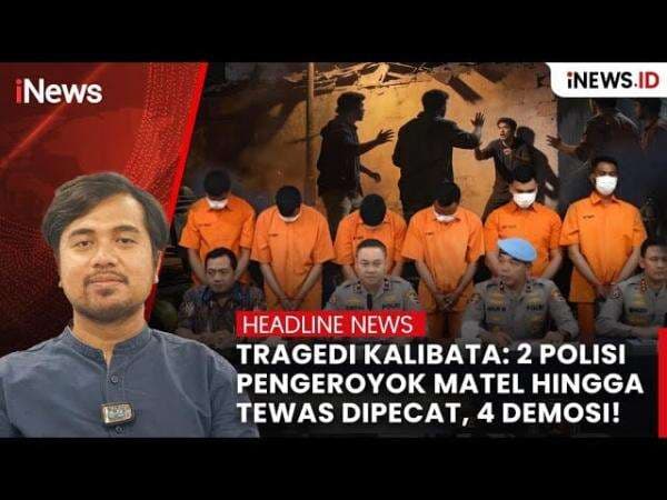 Tragedi Kalibata: 2 Polisi Pengeroyok Matel hingga Tewas Dipecat, 4 Demosi