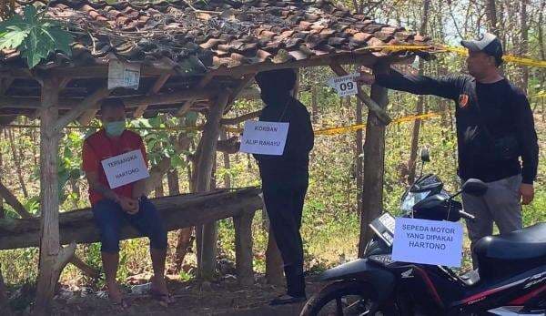Rekonstruksi Pembunuhan Wanita di Hutan Ponorogo, Ini Adegan saat Korban Dieksekusi