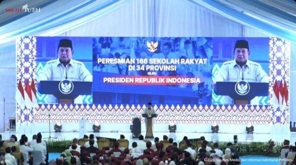 Prabowo Targetkan 500 Ribu Siswa di 500 Sekolah Rakyat hingga 2029