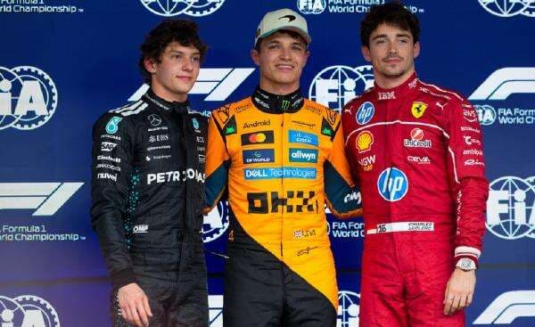 Hasil Kualifikasi F1 GP Brasil 2025: Lando Norris Pole Position, Max Verstappen Posisi 16!