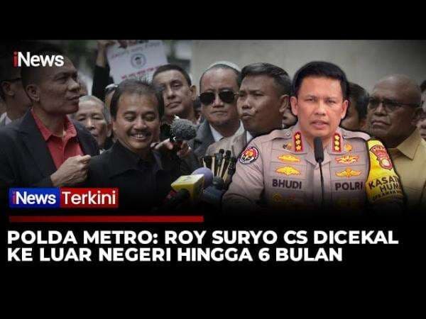 Alasan Polda Metro Jaya Perpanjang Pencekalan Roy Suryo Cs ke Luar Negeri Jadi 6 Bulan