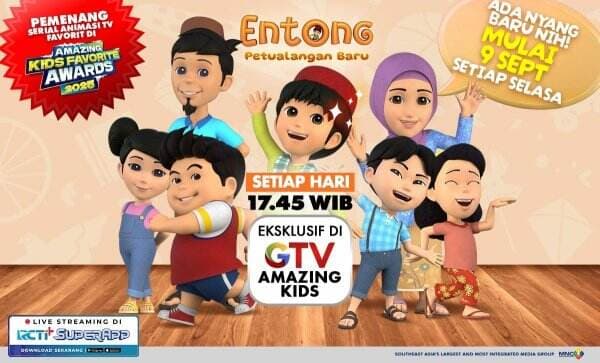 Entong, Animasi Lokal Favorit Anak Indonesia Punya Episode Baru Tampilannya Makin Cakep