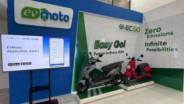 EVMoto Luncurkan Layanan Ojol Motor Listrik, Armadanya Dipasok Grup KRYA-ECGO