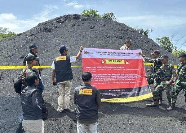 Pemerintah Sita 70 Ribu Ton Batu Bara Ilegal di Kutai Kartanegara