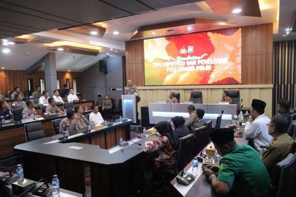 Sambangi Mojokerto, Puslitbang Polri Teliti Kejahatan Siber