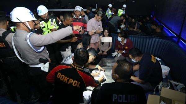 Polda Sumut Bersama TNI Merazia Tempat Hiburan Malam Golden Tiger, 3 Orang Positif Narkoba