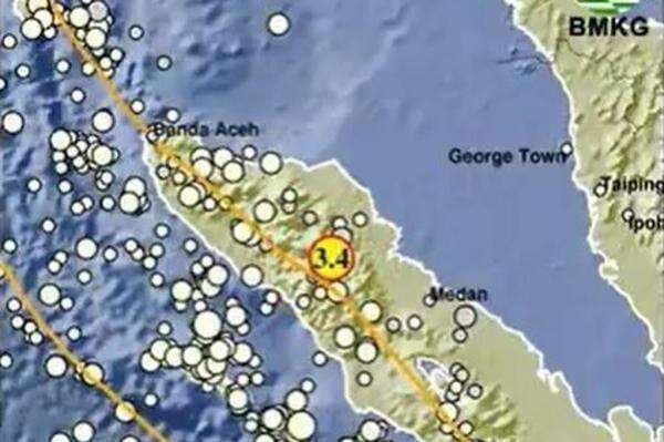Gempa Terkini Magnitudo 3,4 Guncang Gayo Lues Aceh Pagi Ini