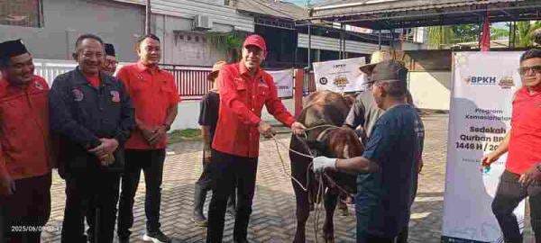 Iduladha 2025, PDI Perjuangan Karanganyar Kurban 4 Sapi Jumbo, Wujud Solidaritas Partai