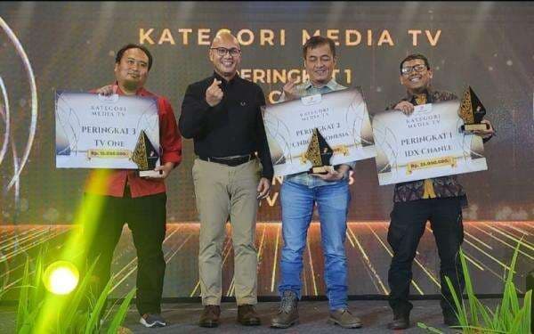 IDX Channel Raih Juara 1 Kategori Televisi dalam Malam Apresiasi Media SKK Migas-KKKS 