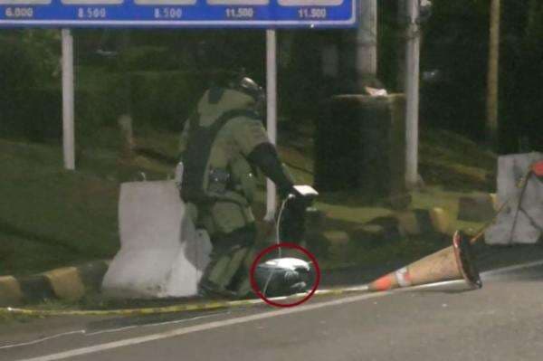 Heboh! Tas Mencurigakan Diduga Bom di Tol Banyumanik Semarang, Gegana Turun Tangan