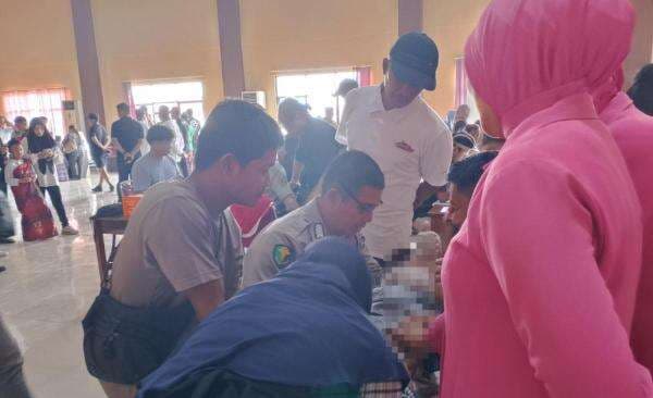Heboh! Anak Histeris dan Coba Kabur Warnai Sunatan Massal di Polres Gowa
