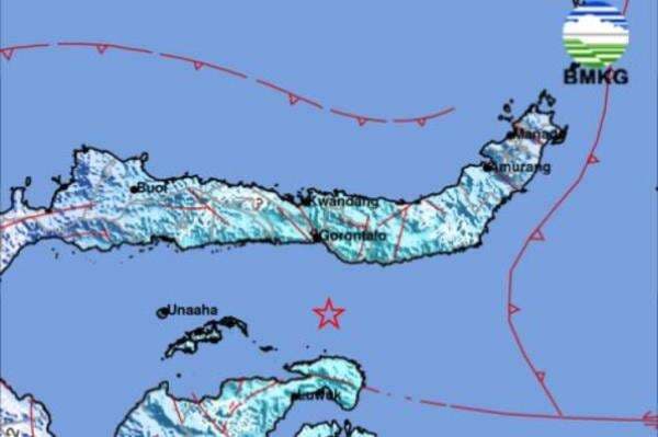 Gempa Magnitudo 5,6 Guncang Pulau Puah Sulteng, Terasa Kuat di Luwuk hingga Taliabu