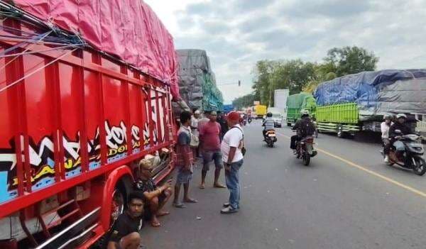 Puluhan Truk Ekspedisi di Maumere Diperiksa Polisi Terkait Over Kapasitas Usai Turun dari Kapal