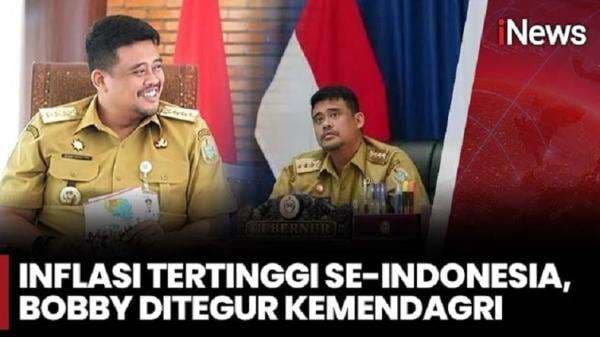 Sumut Inflasi Tertinggi Nasional, Gubernur Bobby Nasution Ditegur Kemendagri
