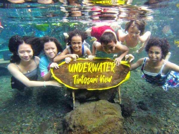Wisata Alam Tirtosari View, Surganya Spot Foto Bawah Air dengan Ribuan Ikan Hias yang Memesona