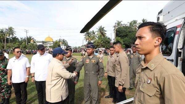 Prabowo Lanjutkan Kunjungan ke Aceh Tamiang Tinjau Pembangunan Hunian Sementara