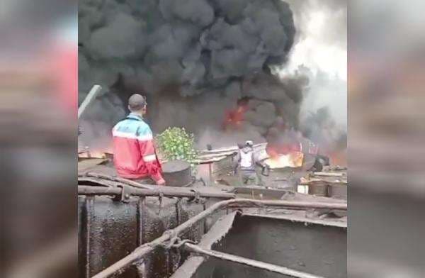 Polisi Dalami Unsur Pidana, dalam Kebakaran Pengolahan Minyak Kedewan Bojonegoro