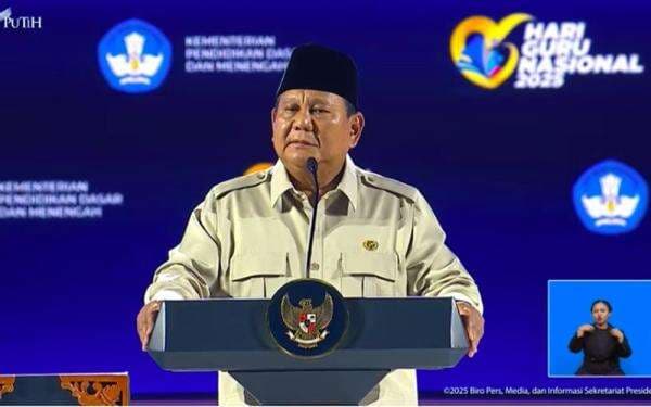 Singgung Siswa Kurang Ajar dengan Guru, Prabowo: Kalau Bapaknya Jenderal, Anaknya Harus Sopan