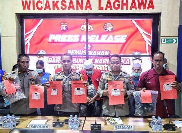 Polres Katingan Ungkap 5 Kasus Narkoba hasil Operasi Antik Telabang 2025
