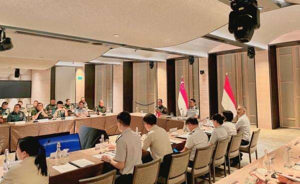 Jenderal Kopassus Richard Tampubolon Pimpin Pertemuan TNI - Militer Singapura, Ini yang Dibahas!