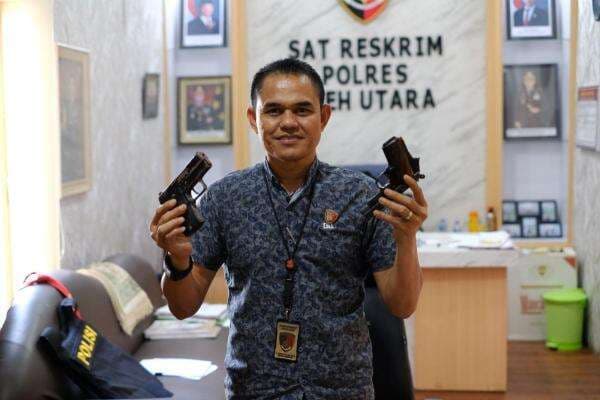 Dua Pucuk Senpi Diamankan, Pemuda Aceh Utara Ditangkap Berkat Kerjasama dengan DPO