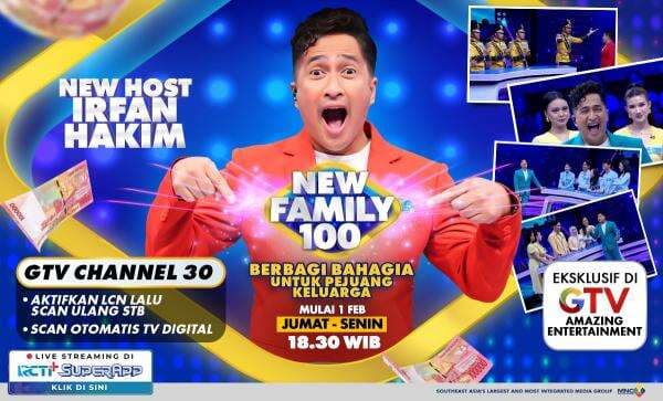 Irfan Hakim Siap Bagi-Bagi Hadiah Fantastis di New Family 100