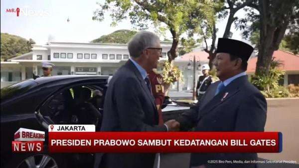 Bos Microsoft, Bill Gates Temui Presiden Prabowo Subianto di Istana Negara