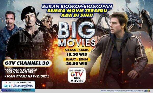 Bukan Bioskop-bioskopan, Waktunya Maraton Film Action di GTV Big Movies!