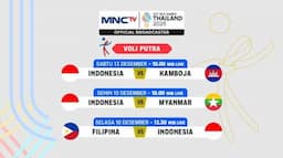 Jadwal Siaran Langsung Timnas Voli Putra Indonesia di SEA Games 2025, Siap Pertahankan Emas!