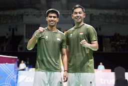 Kata-Kata Sabar/Reza Usai Ukir Debut Manis Bawa Tim Bulu Tangkis Putra Indonesia ke Final SEA Games 2025