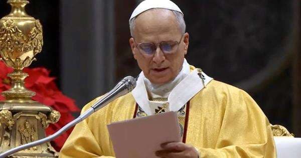 Sampaikan Khutbah Natal Pertama, Paus Leo Kecam Kondisi Warga Palestina