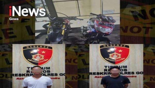 Apes! Tiga Pelaku Pencurian Motor di Gowa Terekam CCTV Diciduk Polisi, Dua Masih Remaja