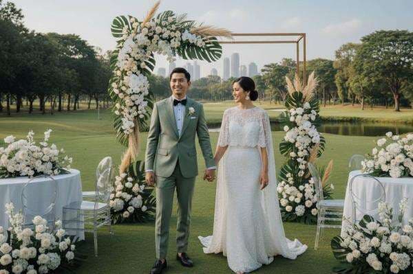 Nikah di Lapangan Golf Jadi Tren Baru Pengantin Gen Z, Tak Harus ke Bali! 