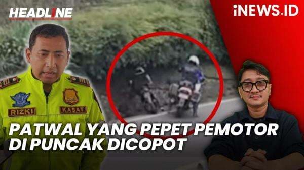 Headline iNEWS.ID: Polres Bogor Copot Petugas Patwal yang Pepet Pemotor di Puncak