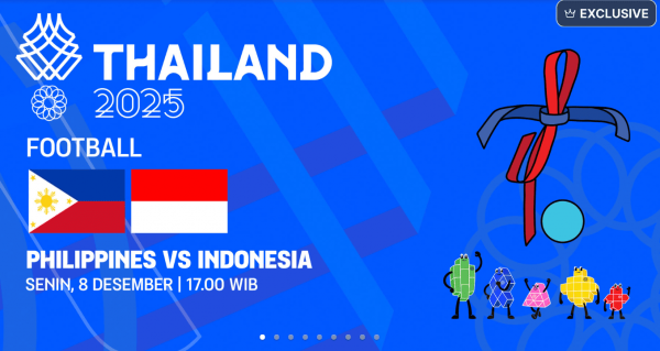 Jadwal Indonesia vs Filipina SEA Games 2025, Ini Link Streaming dan Cara Nontonnya