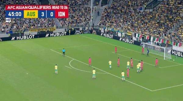 Timnas Indonesia Tertinggal 0-3 dari Australia di Kualifikasi Piala Dunia 2026