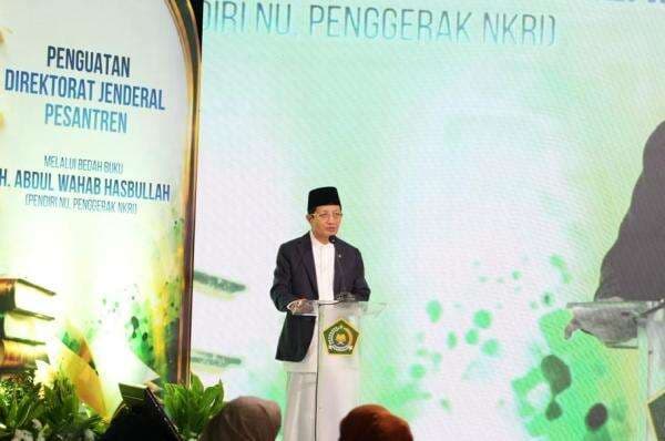 Menag Nasaruddin: Pesantren Berkontribusi Besar Jaga Keutuhan Bangsa!