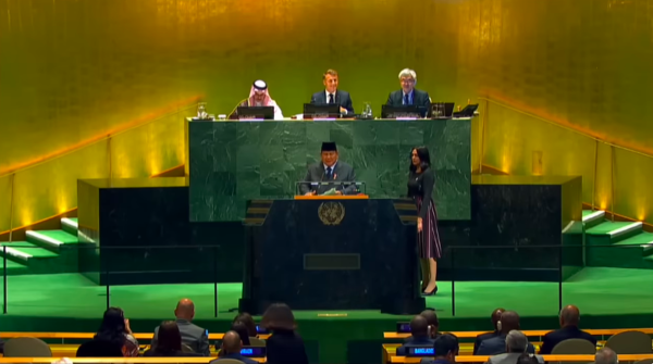 Mikrofon Prabowo Sempat Mati saat Bicara Palestina di KTT PBB Mikrofon Prabowo Sempat Mati saat Bicara Palestina di KTT PBB