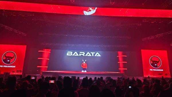 PDIP Luncurkan 'Barata' Maskot Baru di HUT Ke-53, Ini Filosofinya