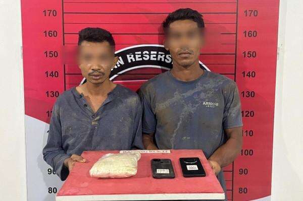 Sat Res Narkoba Polres Aceh Utara Tangkap Dua Pengedar Ekstasi, 1107 Butir Disita