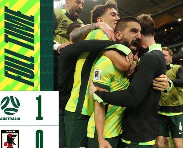 Dramatis! Australia Bungkam Jepang 1-0, Indonesia Gagal Lolos Langsung ke Piala Dunia 2026
