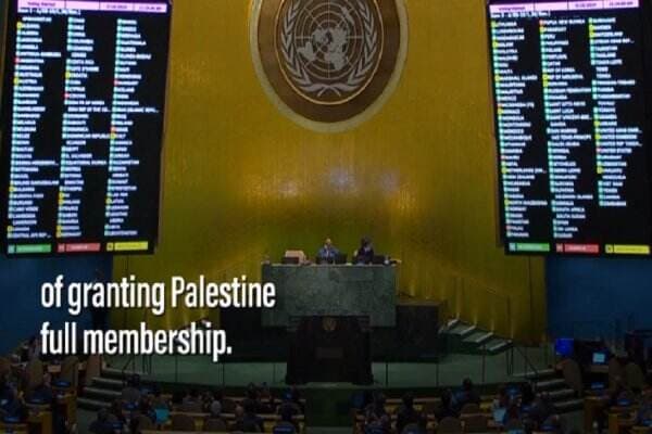 9 Negara Menentang Palestina Jadi Anggota Penuh PBB, Salah Satunya Tetangga Indonesia