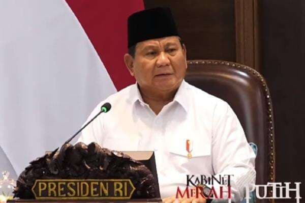 Presiden Prabowo Gelar Sidang Kabinet di Istana Hari Ini