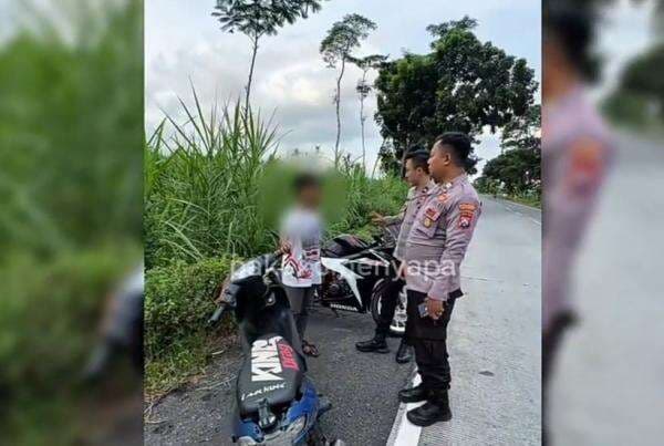 Seorang Remaja Menangis hingga Ngompol Terjaring Razia Balap Liar di JLS
