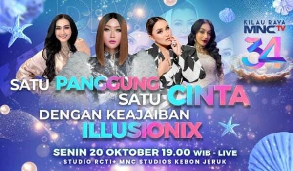 Pertama Kalinya 4 Diva Dangdut Berkolaborasi Bersama Keluarga di HUT Ke-34 MNCTV