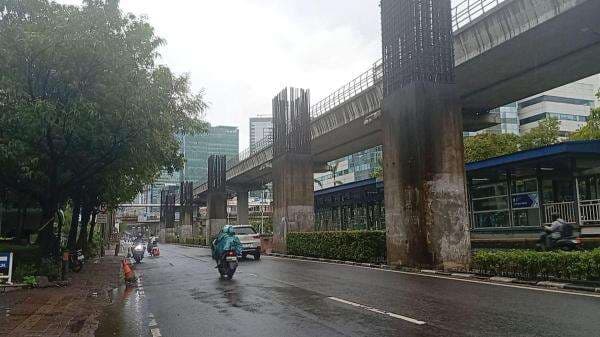 Pembongkaran Tiang Monorel Mangkrak di Rasuna Said Sedot Anggaran Ratusan Juta